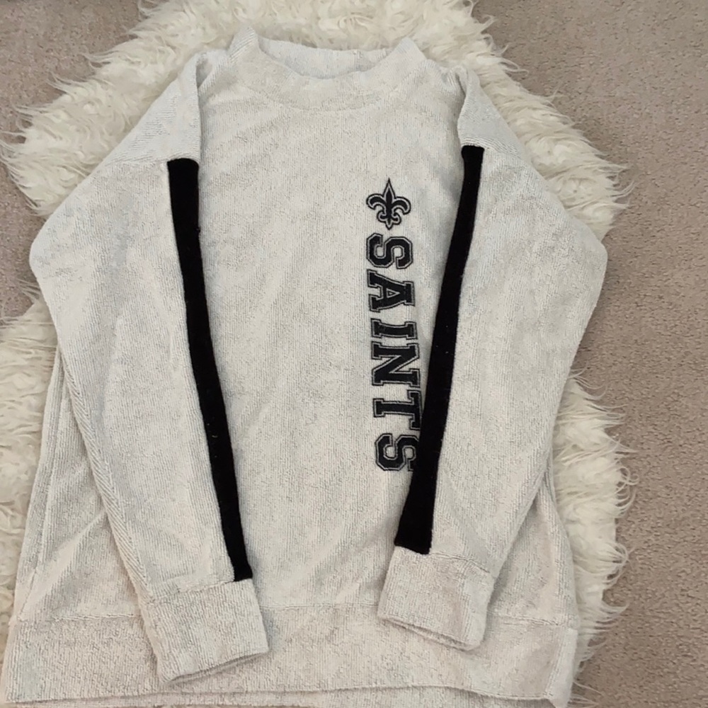 New Orleans Saints NFL Team Apparel Sweatshirt, Size Small